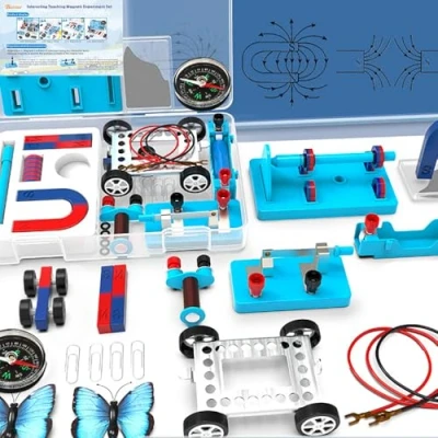 Image de Kit d&#039;aimants pour expériences scientifiques Enfants d&#039;électro aimants et d&#039;outils de Circuit Base l&#039;école, Le Laboratoire, l&#039;éducation Les projets Physique DIY STEM