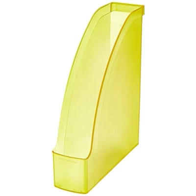 Image de Leitz Lot de 6 porte revues format A4 pour utilisation en portrait et paysage, jaune, série Plus, 24760010