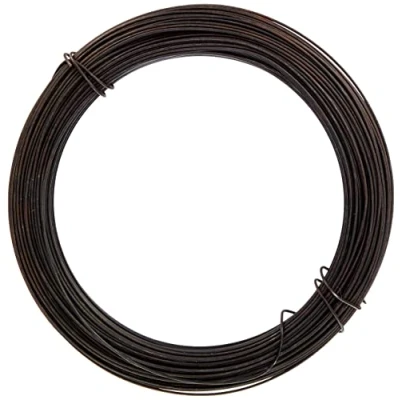 Image de Rayher Bobine de fil fer recuit, noire, ø 1,2 mm, longueur 50m, multi usage, arts créatifs, art floral, objets décoratifs 2407100