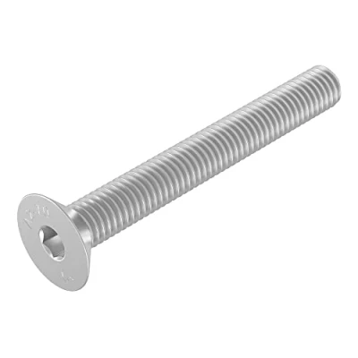 Image de Vis à tête fraisée SECCARO M6 x 50 mm, acier inoxydable V2A VA A2, DIN 7991 / ISO 10642, six pans creux, 20 pièces