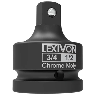 Image de LEXIVON Adaptateur pour impact Réducteur, 3/4 à 1/2&quot; d&#039;adaptateurs de conversion adapté, douille choc clé dynamométrique, perceuse, cliquet (LX 402)