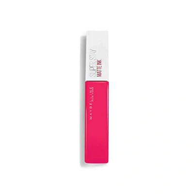 Image de Maybelline New York Rouge à Lèvres Mat Liquide Longue Tenue Superstay Matte Ink Teinte : Romantic (30), 5 ml