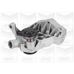 Image de GRAF PA805 Pompe à eau avec joint d&#039;étanchéite mécanique Fonte pour système dentrainement courroie trapézoïdale nervures SKODA: Fabia I 5 portes