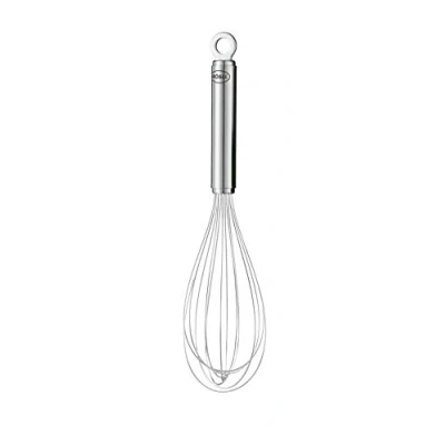 Image de RÖSLE Fouet classique, de qualité supérieure avec un manche effilé, Acier inoxydable 18/10, Lavable au lave vaisselle, Inox, Argent, Longueur 22 cm