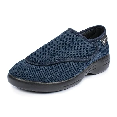 Image de Aerosoft Chaussures Basses à Scratch Stretch 17, pour Femmes et Hommes (Bleu, Système Taille EU, Adulte, Femme, Numérique, Moyen, 38)