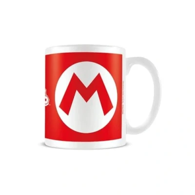 Image de Super MARIO Mug INITIAL (Taille unique) (Rouge/Blanc)
