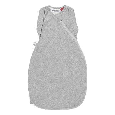 Image de Tommee Tippee Gigoteuse d&#039;Emmaillotage pour les Nouveau Nés, le Grobag Original, Design Favorable Hanches, Tissu Doux et Riche en Coton, 0 3m, 2,5 TOG, Sky Grey Marl