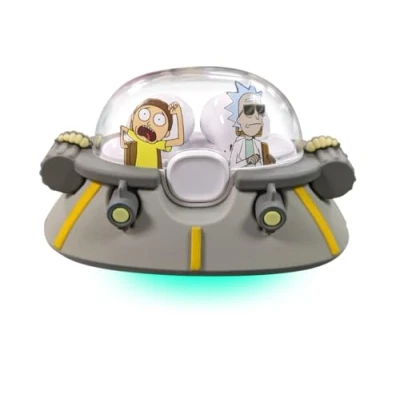 Image de WONDEE Rick et Morty Écouteurs Bluetooth sans Fil avec Assistant Google pour Apple Android Cadeaux Originaux de