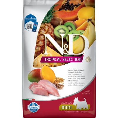 Image de N&amp;D Tropical nourriture pour chiens Poulet petit races 5 kg