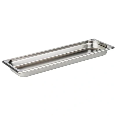 Image de APS 81801 Récipient GN 2/4, acier inoxydable gastronorme, dimensions 160 x 530 mm/hauteur 40 mm/volume 2,4 litres