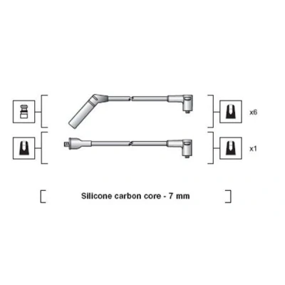 Image de MAGNETI MARELLI 941318111062 Jeu De Fils d&#039;Allumage