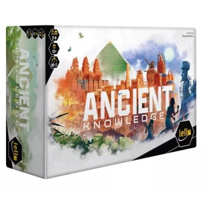 Image de IELLO: Ancient Knowledge Strategy Card Game, Tableau Building, Âge 12+, 2 4 joueurs, 30 min par joueur