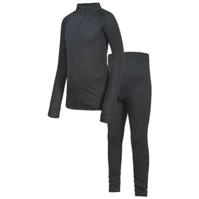 Image de Trespass Unite360 Ensemble Thermique Garçon Noir FR : 2/3 (Taille Fabricant 2/3)