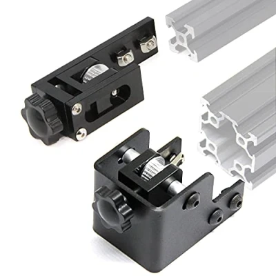 Image de Zeberoxyz Tendeur de courroie synchrone à axe X 2020 + 4040 double fente pour imprimante 3D Ender 3 Pro/Ender3 V2/CR 20 Pro (X2020+Y4040)