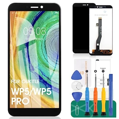 Image de SRJTEK Oukitel WP5 Écran LCD pour Pro de rechange Touch Digitizer Kit réparation (noir sans cadre