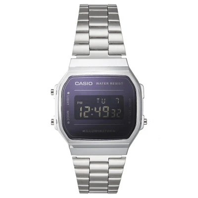 Image de Casio Retro Montre à affichage digital silvercoloured, Taille: One Size, Silver coloured