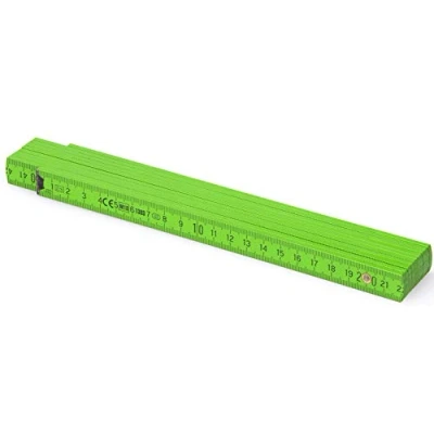 Image de Metrie™ BL52 1x Règle Pliante en Bois de 2 m long, graduée avec Graduation duplex