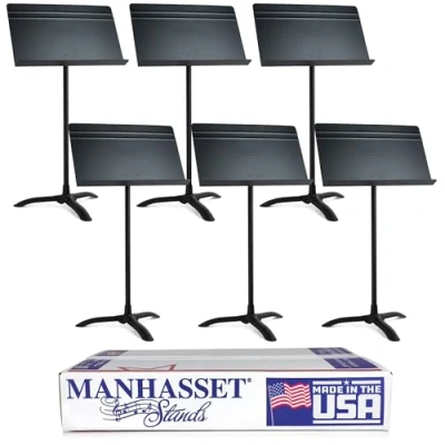 Image de Pupitre Manhasset Symphony noir 4806 par 6