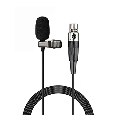 Image de Sujeetec Microphone Lavalier à Revers Compatible avec Shure Émetteur sans Fil Unidirectionnel Condenseur Prise Mini XLR TA4F
