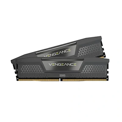Image de CORSAIR VENGEANCE DDR5 64Go (2x32Go) 5600MHz CL40 AMD EXPO Intel XMP iCUE Mémoire Informatique Compatible Gris (CMK64GX5M2B5600Z40)