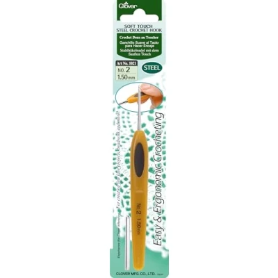Image de Clover crochet ergonomique n2 1,50mm, OS, Blanc
