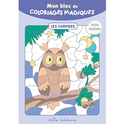 Image de Mon bloc de coloriages magiques Les chiffres: Feuilles détachables