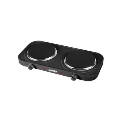 Image de Mesko MS 6509 CuisiniÃšre à Deux brûleurs Noir/Multicolore Taille Unique