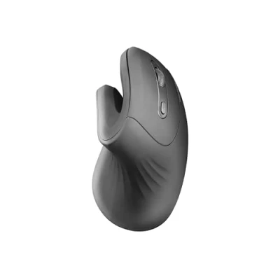 Image de MARSGAMING Mars Gaming MMW ERGOPRO Noir, Souris Ergonomique Verticale sans Fil, Design Plié, Capteur Optique 3200DPI, Commutateurs Huano, Récepteur Fil 2.4GHz, Support Multi Platforme