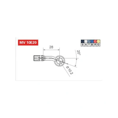 Image de TRW MV10E20G Raccord, tuyau de frein