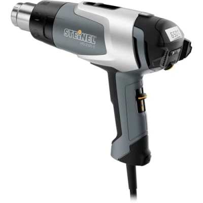 Image de Steinel HG 2320 E Kit de réparation automobile, pistolet à air chaud avec accessoirers, écran LCD, 650C, 2300 W, 220 V
