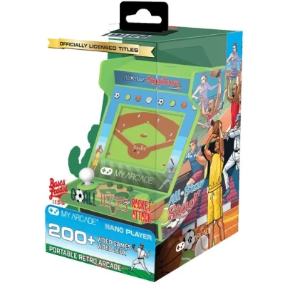 Image de My Arcade Nano Player All Star Stadium Mini Borne Retro 207 Jeux en 1