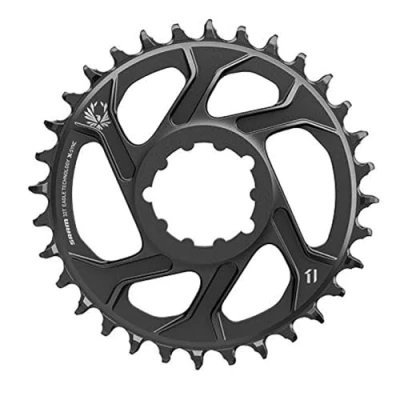Image de Sram X Sync 2 Ovale 32T Montage Direct 3 Mm Offset Boost Alum Black Eagle Chainring Unisex Adult, Noir 11.6218.038.000