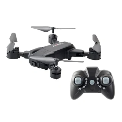 Image de Silverlit FLYBOTIC Drone Foldable Télécommandé 33 cm, Repliable avec Caméra Embarquée, Jouet Volant pour Enfant et Adulte, Utilisation intérieure/extérieur, Dès 14 Ans 21252 Noir