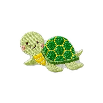 Image de Monoquick Écusson thermocollant Tortue Vert 4,0 x 2,5 cm 06782