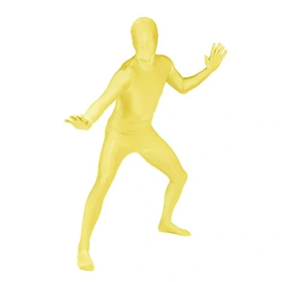 Image de Morphsuits MSYEM, Déguisement Mixte Adulte, Jaune, Medium