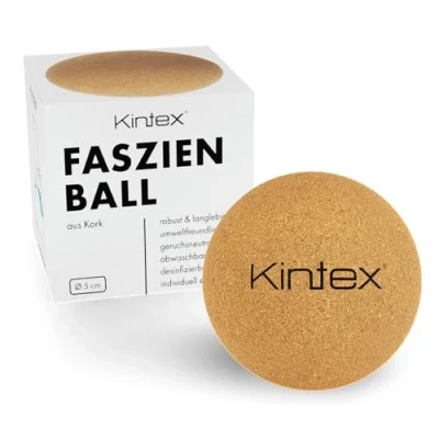 Image de Kintex balle de fascia en liège, 5 cm ou 8 cm, massage pour l&#039;automassage, l&#039;auto massage, la régénération après le sport, (5 cm)