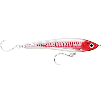Image de Rapala Leurre de Pêche X Rap Magnum Stick Construction Plastique en Mer Coulant Profondeur Nage Variable Taille 17cm / 88g Fabriqué Estonie HD Red Head UV