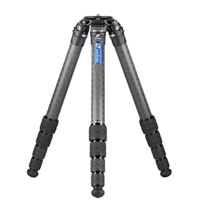 Image de Leofoto Summit Trépied en Carbone Max. Hauteur : 154 cm Min. 8 pour Les objectifs Lourds et de Grande Taille LM 365C Noir