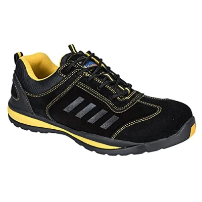 Image de Portwest Homme Fw34bkr41 Lusun Basket de s curit , Noir Jaune, 46 EU
