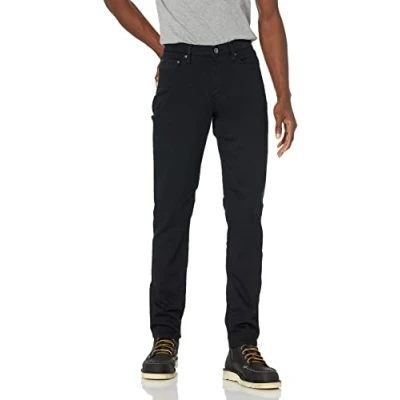 Image de Amazon Essentials Jean Coupe Ajustée en Tissu Stretch Confortable (Déjà Goodthreads) Homme, Noir, 34W / 36L