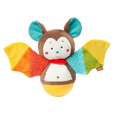 Image de Fehn Chauve souris Jouet moteur pour attraper, toucher et pousser à bascule amusant saisir, faire basculer de ci là bébés jeunes enfants 0+ mois