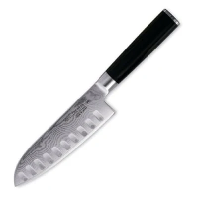 Image de Kai Shun Classic Set de couteaux DM 0718 Santoku Kullenschliff noir