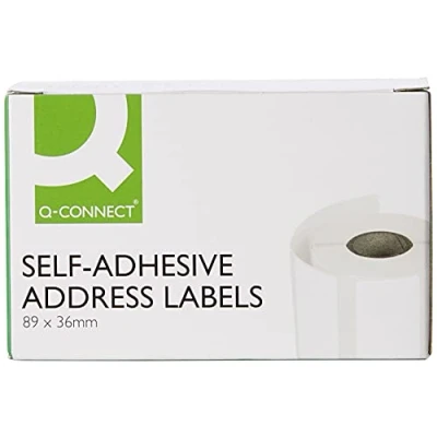 Image de Best Price Square Address Labels 89X36MM (PK250) KF26073 by Q Connect