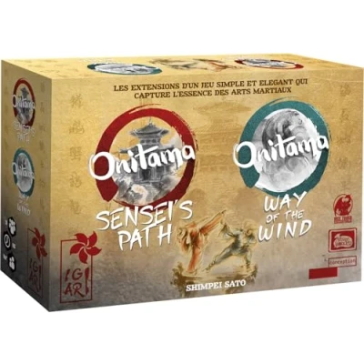 Image de Asmodee Igiari Onitama Extension : Sensei&#039;s Path + Way of The Wind Jeux de société stratégie à partir 14 Ans Jeu pour 2 Joueurs Version française