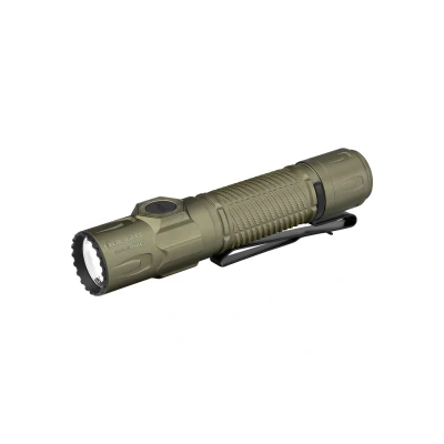Image de OLIGHT Warrior Ultra, Lampe torche tactique LED 2500 lumens, portée de 320 m, batterie rechargeable, IPX8, noir/bleu/vert olive