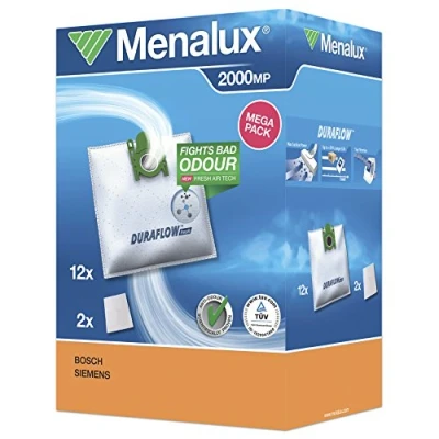 Image de Menalux 2000 MP 12 sacs aspirateur avec 2 micro filtres