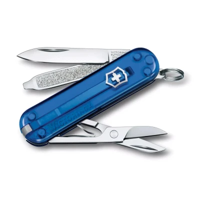 Image de Victorinox, Classic SD, Couteau de Poche Suisse, Multifonction, Léger, 7 Fonctions, Petite lame, Lime à ongles, Tournevis 2,5 mm