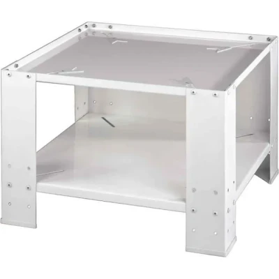 Image de Xavax socle universel (60 x 60 cm, augmentation de 40 stable avec compartiment inférieur, pieds réglables en hauteur, pour lave linge/sèche linge) Blanc