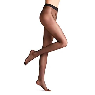 Image de Falke Seidenglatt 15 Denier Transparent Silky Collants, Femme, Taille: Small, Black