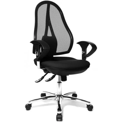 Image de Topstar OP290UG20 Open Point SY Deluxe Chaise de Bureau Noir 48 x 111 cm